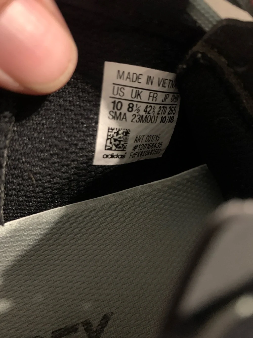 Adidas TERREX 260 Black Sneakers with Mint Green Accents